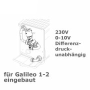 2-Wegeventil  f. Galileo 1-2, 24V, 0-10V, Diff.druck.unabh., eingebaut